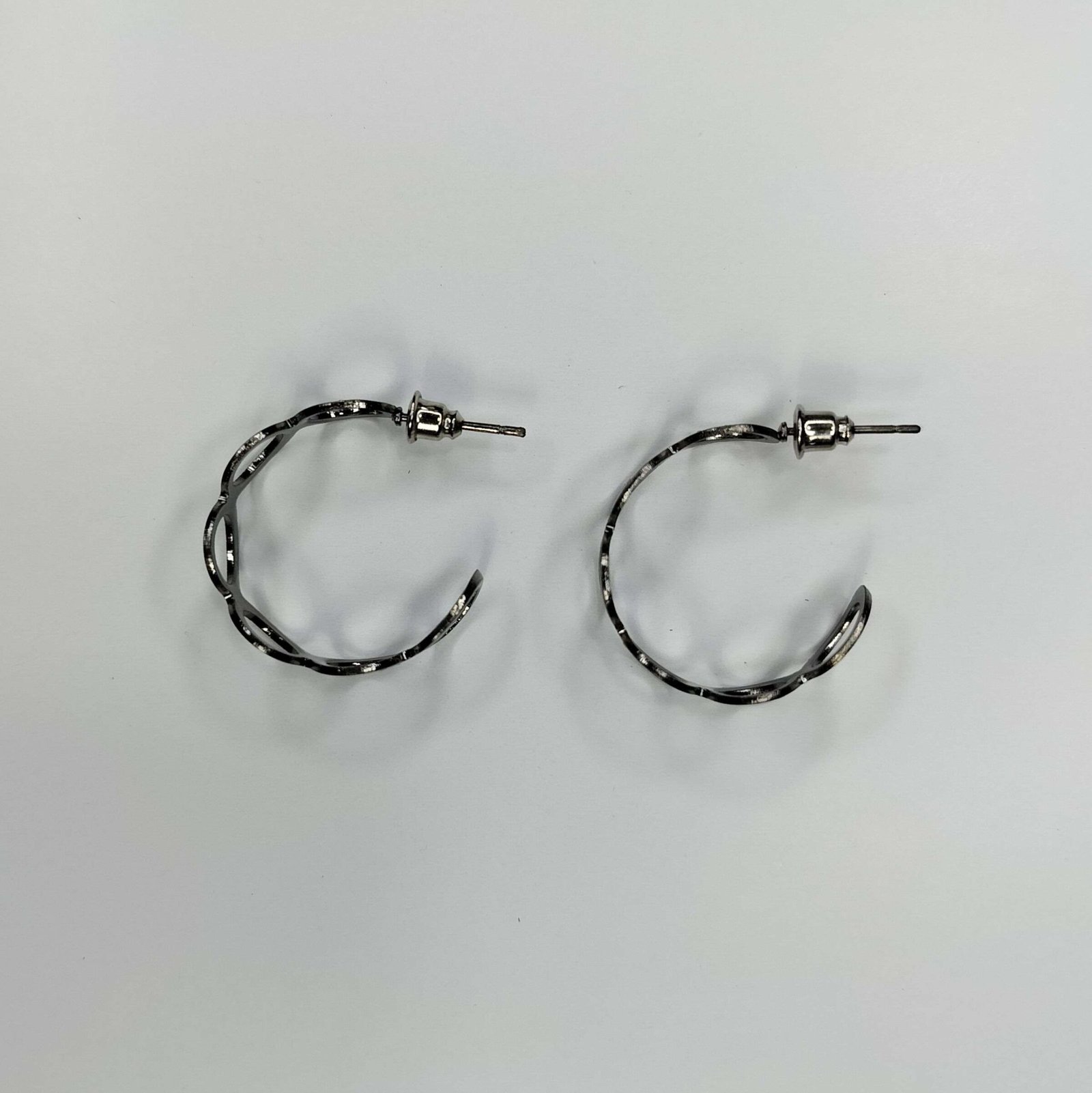 Twisted Elegance Hoops - Set of 3 Premium Earrings | Shree Pramukh Jewellery