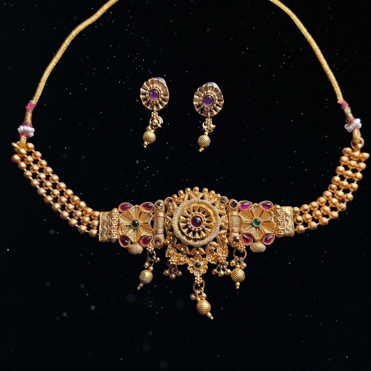 Radiant Glory Set - Premium Necklace and Earring Set | Shree Pramukh Jewellery