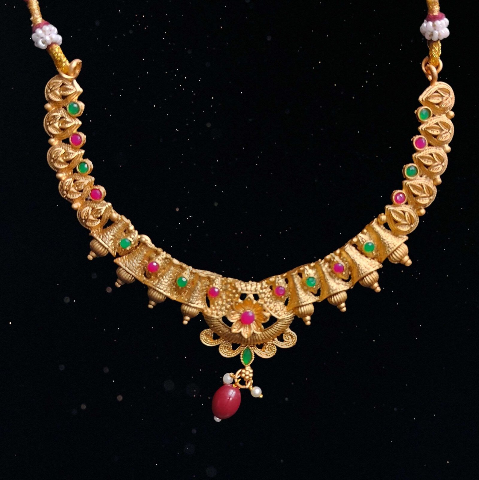 Royal Bloom Set - Premium Necklace and Earring Set | Shree Pramukh Jewellery