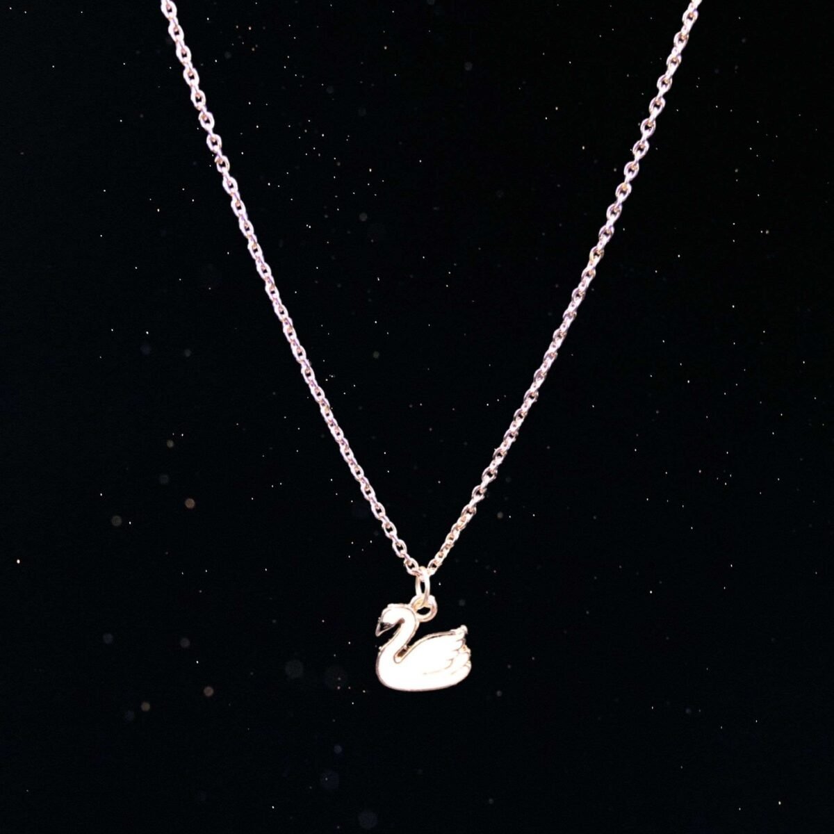 Elegant Swan Necklace - Premium Artificial Jewelry for Women