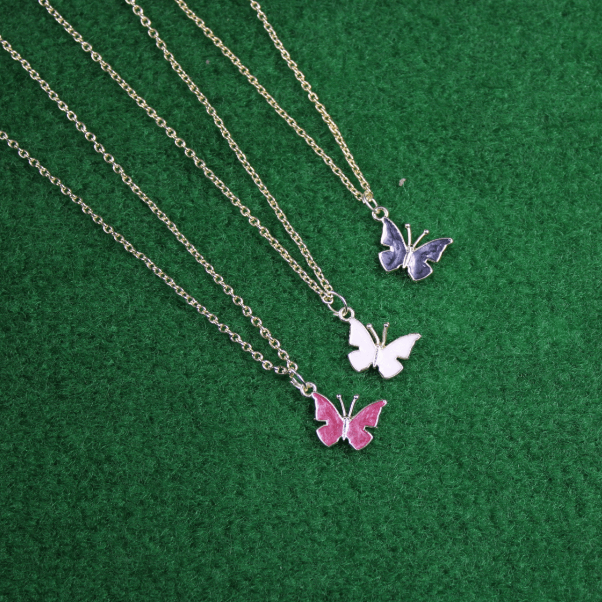 Graceful Butterfly Pendant Necklaces