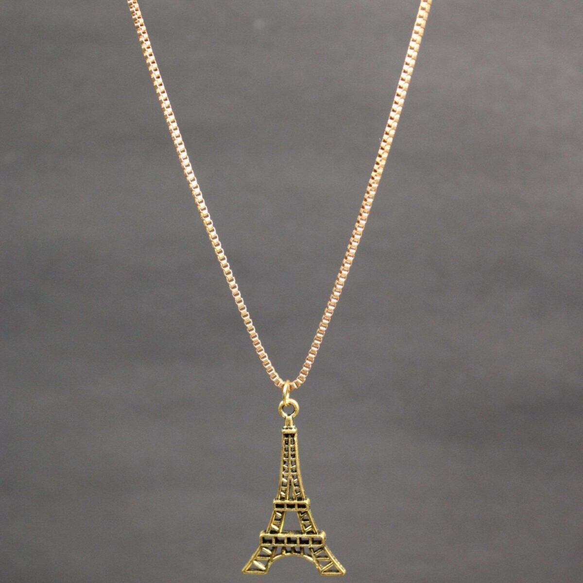 Chic Parisian Eiffel Tower Pendant Necklace | Shree Pramukh Jewellery