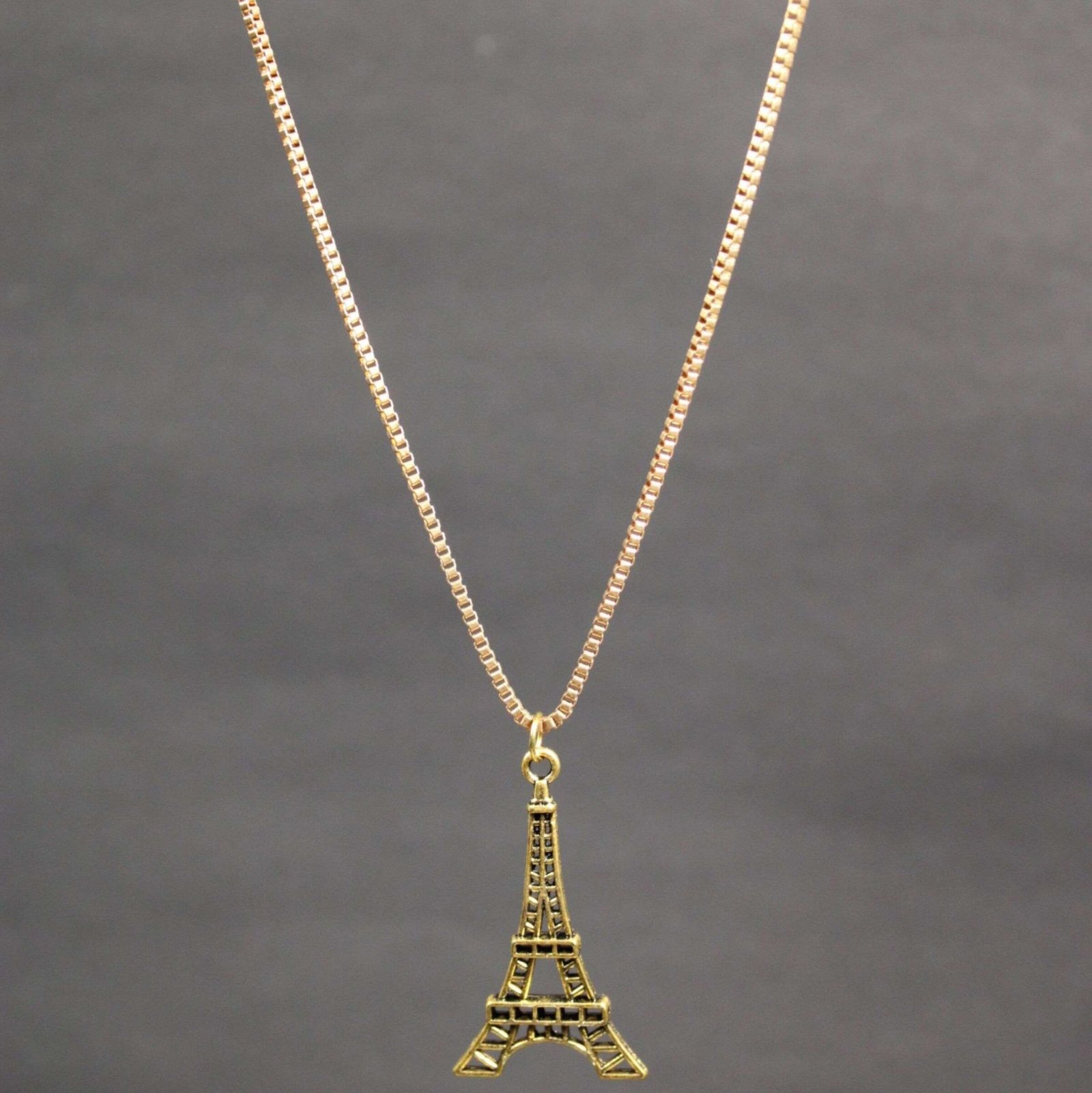 Chic Parisian Eiffel Tower Pendant Necklace | Shree Pramukh Jewellery