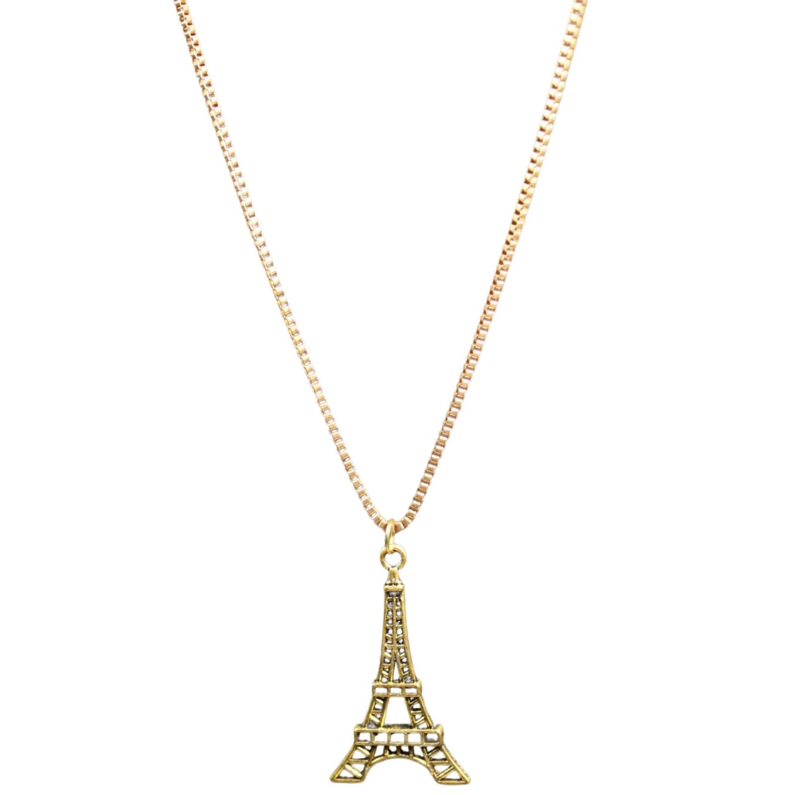 Chic Parisian Eiffel Tower Pendant Necklace | Shree Pramukh Jewellery